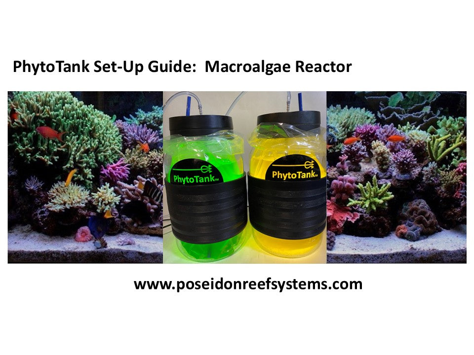 Bound Macroalgae Reactor Guide-Hose Barb Version